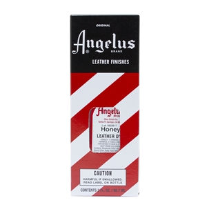 Angelus Leather Dye, 3 fl oz/89ml Bottle. 094 Honey