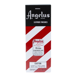 Angelus Leather Dye, 3 fl oz/89ml Bottle. 192 Rose