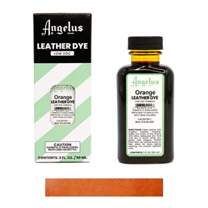Angelus Leather Dye, 3 fl oz/89ml Bottle. 002 Jet Black