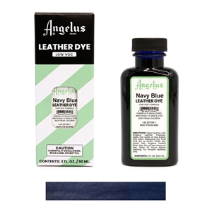 Angelus Leather Dye, 3 fl oz/89ml Bottle. 002 Jet Black