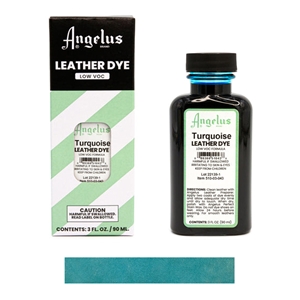 Angelus Leather Dye, 3 fl oz/89ml Bottle. 002 Jet Black