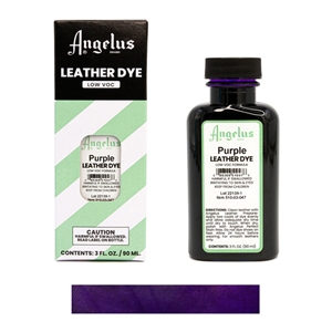 Angelus Leather Dye, 3 fl oz/89ml Bottle. 002 Jet Black