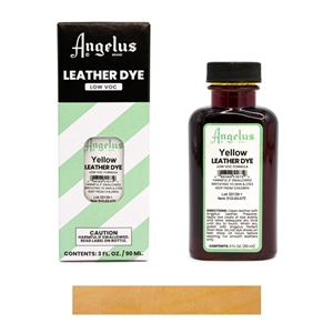 Angelus Leather Dye, 3 fl oz/89ml Bottle. 002 Jet Black