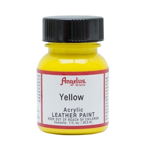 Angelus Acrylic Leather Paint Yellow 075