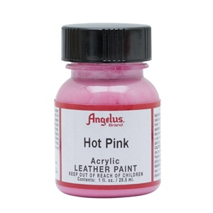Angelus Acrylic Leather Paint Hot Pink 186