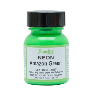 Angelus Neon Acrylic Leather Paint Amazon Green 125