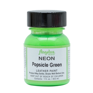 Angelus Neon Acrylic Leather Paint Popsicle Green 126