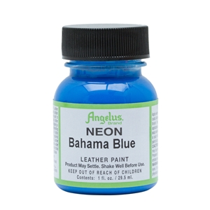 Angelus Neon Acrylic Leather Paint Bahama Blue 131