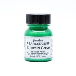 Angelus Pearlescent Acrylic Leather Paint Emerald Green