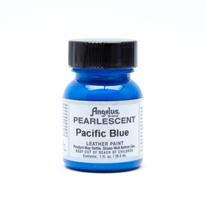 Angelus Pearlescent Acrylic Leather Paint Pacific Blue