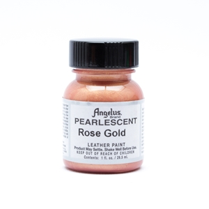 Angelus Pearlescent Acrylic Leather Paint Rose Gold