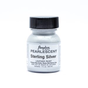 Angelus Pearlescent Acrylic Leather Paint Sterling Silver