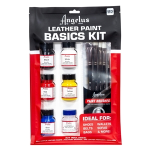 Angelus Leather Acrylic Paint Basics Kit