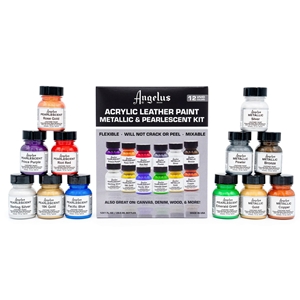 Angelus Leather Acrylic Paint Basics Kit