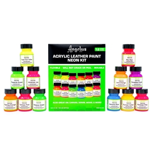 Angelus Leather Acrylic Paint Basics Kit