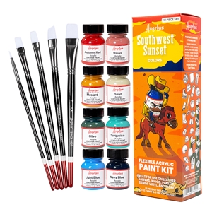 Angelus Leather Acrylic Paint Basics Kit