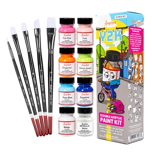 Angelus Leather Acrylic Paint Basics Kit