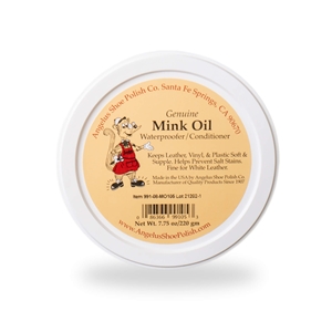 Angelus Mink Oil in a Plastic Tub 8 oz