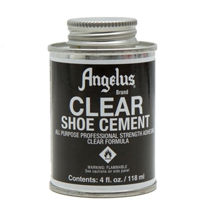Angelus Clear Shoe Cement 4 fl oz. Professional Strength.