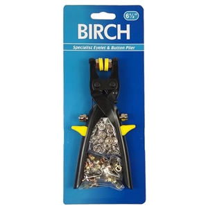 Birch Eyelet & Button Repair Kit Includes Pliers & Fixings