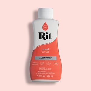 Rit All Purpose Liquid Dye 8 fl oz Coral